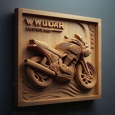 3D модель Yamaha YBR125 (STL)